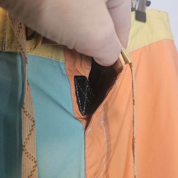 Howler Brother Retro Aqua Blue Buchannon Boardshorts Mens Swim 8" Inseam Size 34 - Picture 5 of 15